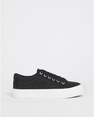 Simply Be Quilted Trainers Wide Fit - White