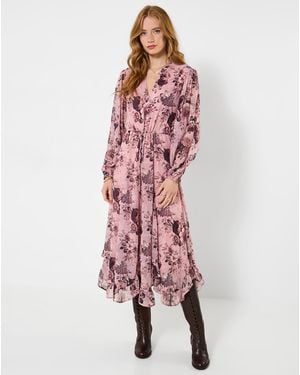 Joe Browns Elegant Midi Dress - Pink