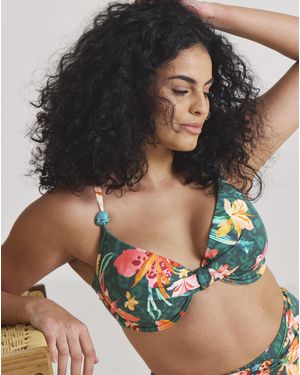MAGISCULPT Bead Detail Bikini Top - Black