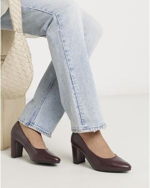 JD Williams Comfort Flexible Court Shoe Wide Fit - Blue