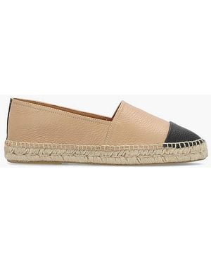 Daniel Footwear Daniel Joey Leather Toe Cap Espadrilles - Natural