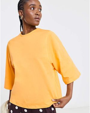 Simply Be Kimono Sleeve T-Shirt - Orange