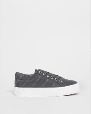 Simply Be Quilted Trainers Wide Fit - White