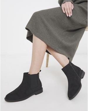 JD Williams Classic Ankle Chelsea Boots E Fit - Grey
