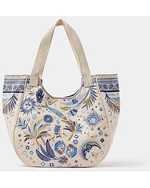 Accessorize Celestial Tote Bag - Blue