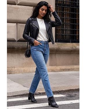 Roman Roman Slim Leg Stretch Jeans - Blue
