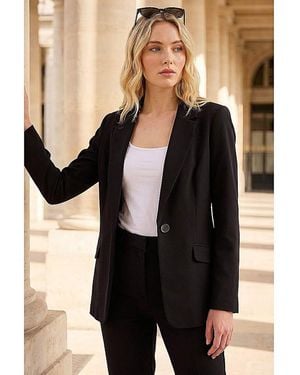 Roman Roman Single Breasted Blazer - Black