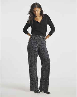 Simply Be Sbe Wide Leg Jeans - Blue