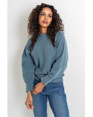 Pour Moi Batwing Knit Jumper - Blue