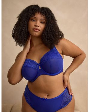 SCULPTRESSE Entice Full Cup Wired Bra - Blue