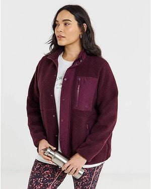 Snowdonia Full Zip Heavy Weight Fleece - Purple