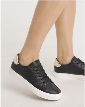 Simply Be Classic Lace Up Trainer Wide - White