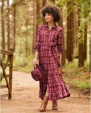 Joe Browns Button Through Maxi Dress - Multicolour