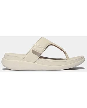 Fitflop Fit Flop Adjustable Toe Post Sandals - White