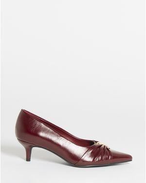 JD Williams Hardware Detail Court Shoe Wide - Blue