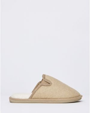 JD Williams Open Toe Mule Wide Fit - Grey
