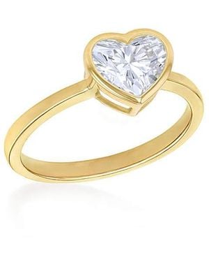 iJewel 9Ct Lab Diamond 1Ct Ring - Metallic