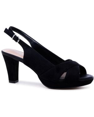 Paradox London Louise Platform Heels - Black