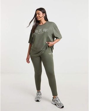 Gym King Jersey Leggings - Green
