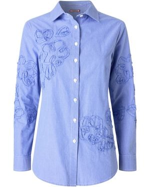 Joe Browns Jb Rebecca Applique Shirt - Blue