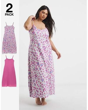 Pretty Secrets Value 2 Pack Nighties - Purple