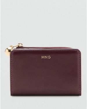Mango Mini-Bead Small Purse - Purple