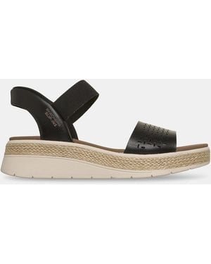 Skechers Bobs Sun Ray Standard Sandals - Black