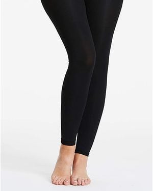 Pretty Secrets 200 Denier Footless Opaque Tights - Black