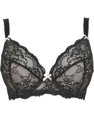 Figleaves Juliette Lace Full Cup Bra - Black