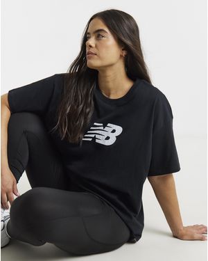 New Balance Relaxed Logo T-Shirt - Black