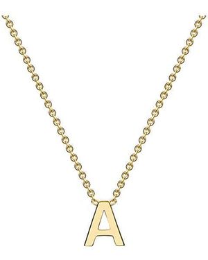 iJewel 9 Carat-Z Initial Necklace - Metallic