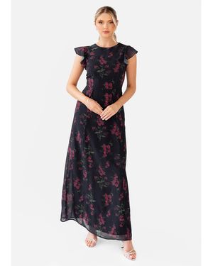 Anaya with love Anaya Printed Dress - Blue