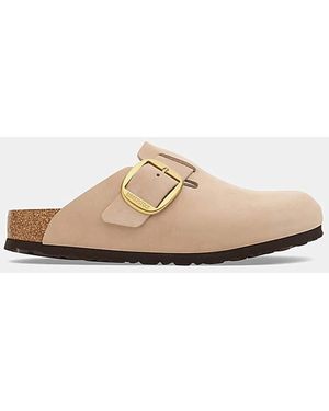 Birkenstock Boston Big Buckle Sandals - Natural