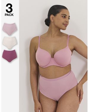 MAGISCULPT 3 Pack Light Tummy Shapers - Pink