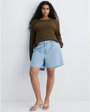 Mango Bermudas Amelie - Blue