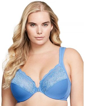 Glamorise 1245 Wonder Wire Bra - Blue