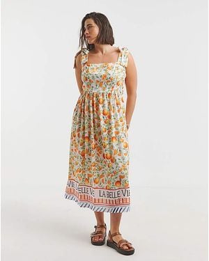Simply Be Midi Dress - Multicolour