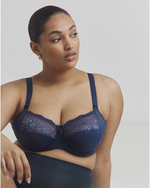Elomi Morgan Full Cup Wired Bra - Blue