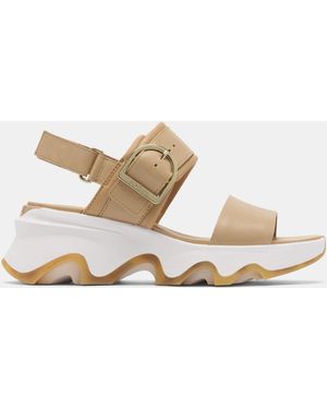 Sorel Kinetic Impact Wedge Sandals - Natural