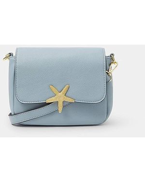 Accessorize Starfish Crossbody Bag - Blue