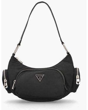 Guess Eco Gemma Shoulder Bag - Black