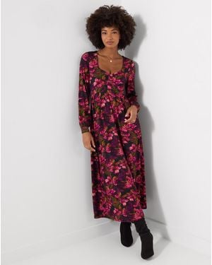 Joe Browns Jersey Midi Dress - Red
