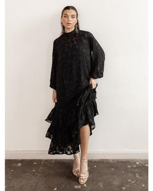 Anaya with love Anaya Floral Print Dress - Black