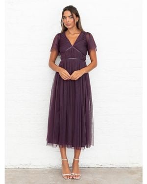 Anaya with love Anaya Plain Dress - Purple