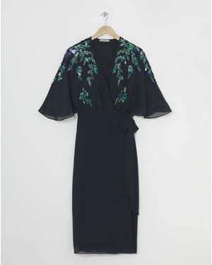 Hope & Ivy Brittany Dress - Blue