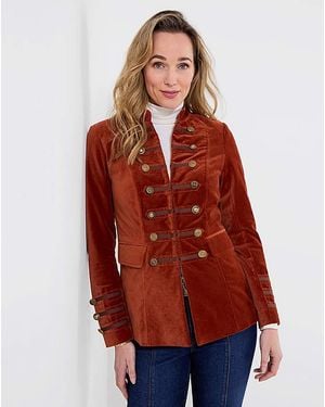 Joe Browns Amber Military Jacket - Red