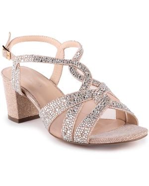 Paradox London Nadia Wide Fit Block Heel - Pink