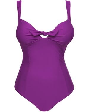 Simply Be Tummy Control Swimsuit - Pink