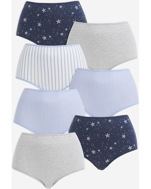 Pretty Secrets 7 Pack Full Fit Brief - Blue