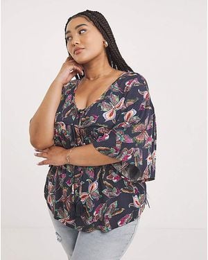 Joe Browns Beautiful Butterflies Top - Blue